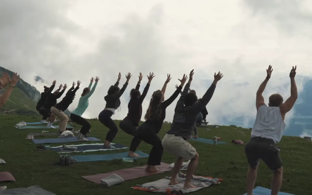 Filmproduktion Tirol – Yoga-Event Yoga-Event in den Tiroler Bergen